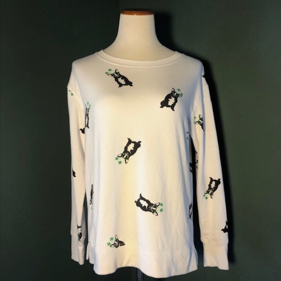 Saint Patricks Day Boston Terrier/ French bulldog sweater , Jane and Delancey - Picture 1 of 3